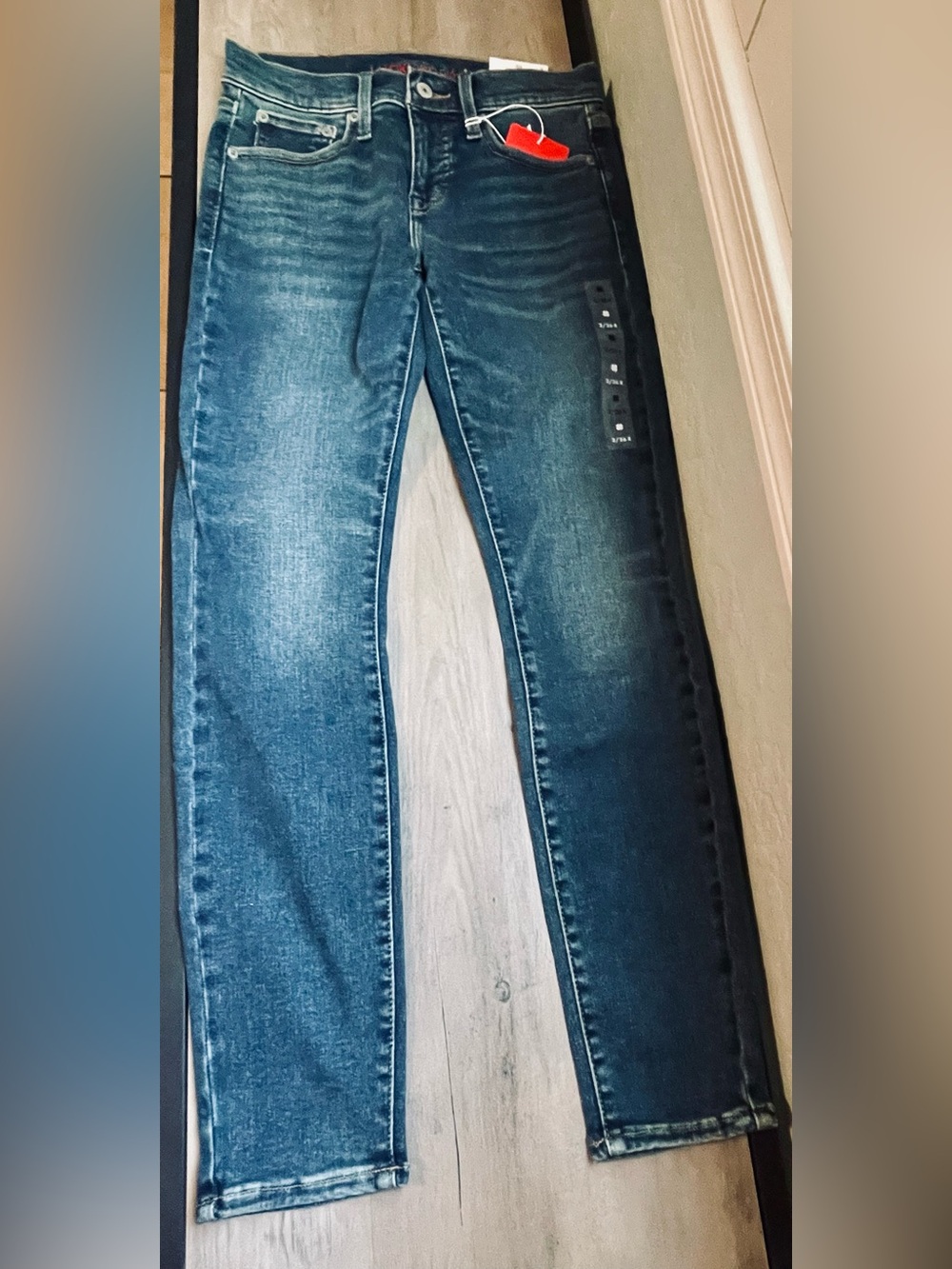 Lucky Brand Ava Mid Rise Skinny Jeans Blue size 2/26 regular length